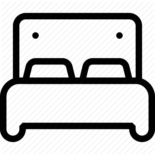 Bed, Bedroom, Comfort, Double Bed, Hotel Room, Sleep Icon