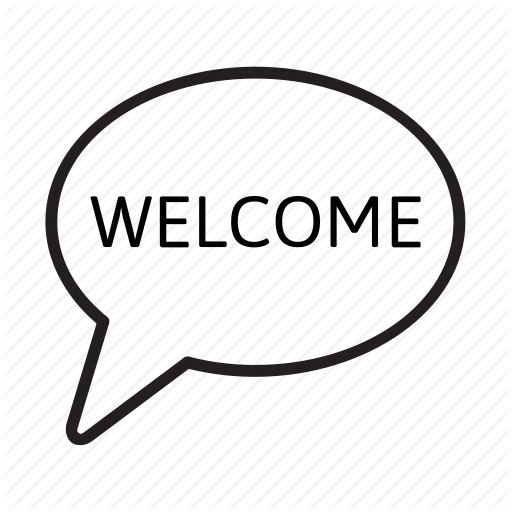 Balloon, Bubble, Chat, Communication, Speech, Talk, Welcome Icon