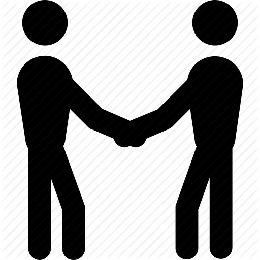 Embrace, Friends, Greeting, Handshake, Welcome Icon