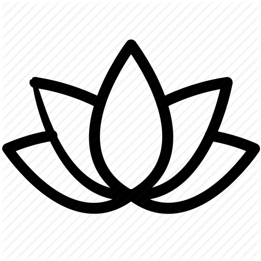 Lily, Lotus, Spa, Wellness Icon