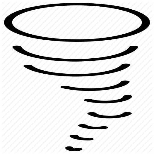 Bad Weather, Hurricane, Storm, Tornado, Whirlwind Icon