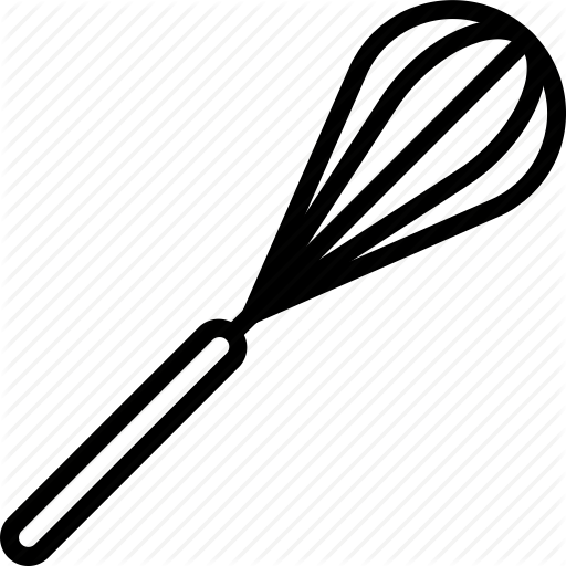 Kitchen, Objects, Outline, Whisk Icon