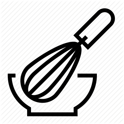 Bowl, Cooking, Food, Kitchen, Whisk Icon