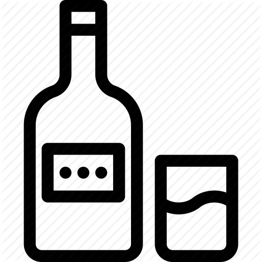 Alcohol, Beverage, Drink, Whiskey Icon