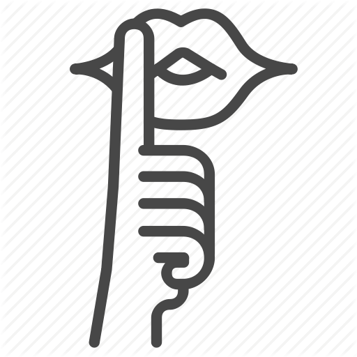 Quiet, Secret, Silent, Whisper, Whispering Icon