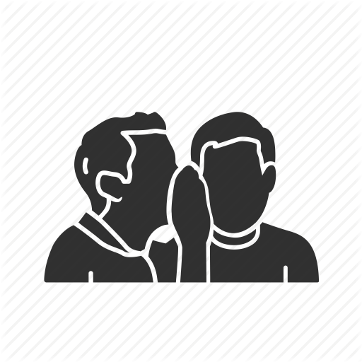 Chat, Coversation, Gossip, Men Gossip, Secret, Talking, Whisper Icon