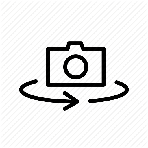 Camera Spin, Flip Camera, Rotate Camera Icon