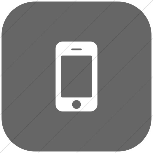 Flat Rounded Square White On Gray Bootstrap Font