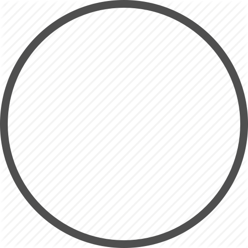 Circle, Empty, Radio Button Icon
