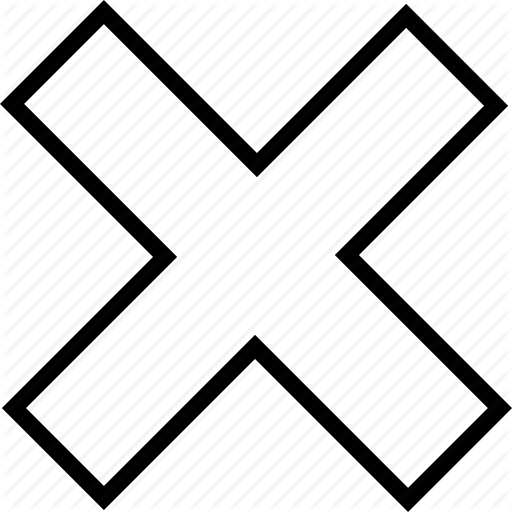 Alert, Alerts, Cancel, Close, Cross, Delete, Exit, Logout, Minus