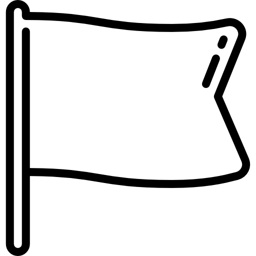 White Flag Icon