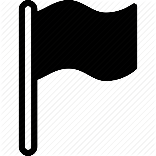 Corner Flag, Flag, Golf, Sport, Sport Flag, White Icon