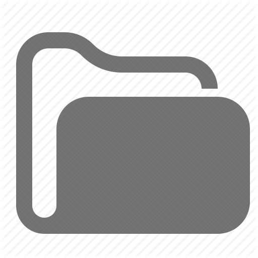 White Folder Icon