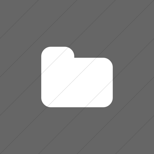 Flat Square White On Gray Bootstrap Font Awesome Folder