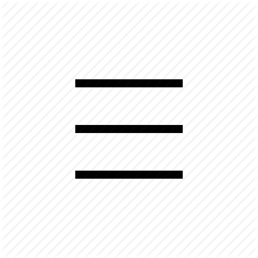 Hamburger, Menu, Small, Three Icon