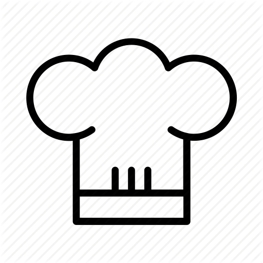 Baker, Chef, Cook, Cuisine, Hat, Uniform, White Hat Icon