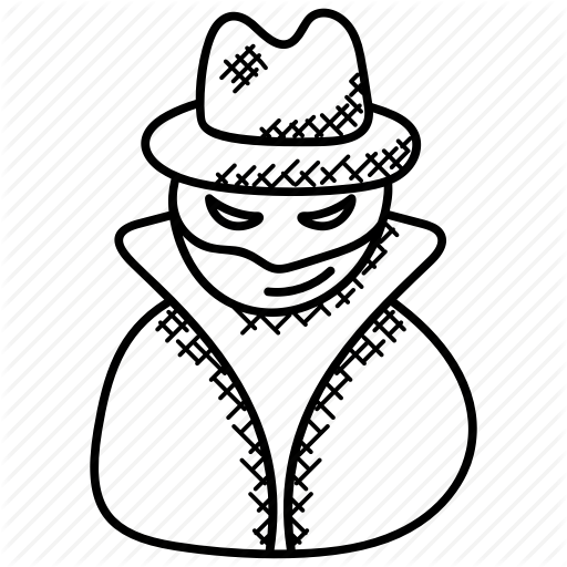 Black Hat, Cyber Criminal, Hacker, Security Expert, White Hat Icon