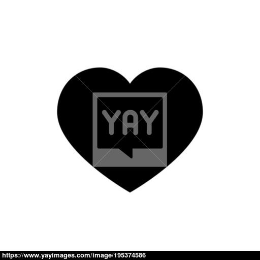 Heart Icon Love Symbol Valentine S Day Sign Vector