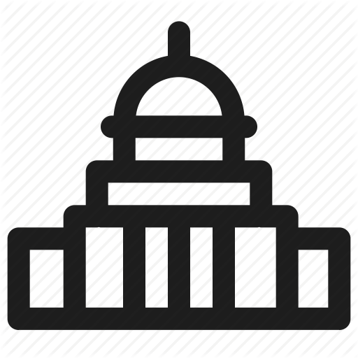 Architecture, Building, Office, White House, Whitehouse Icon