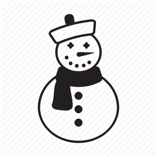 And, Christmas, Elements, Pack, Snowman, White Icon
