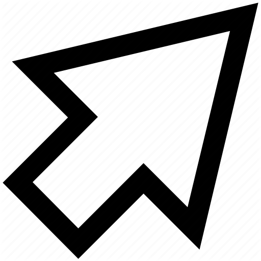 Click, Cursor, Mouse, Mouse Pointer, Pointer, Select, White Icon