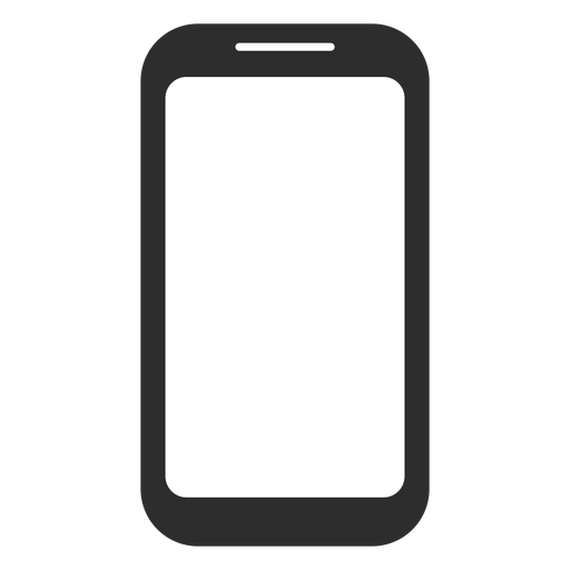 Black And White Smartphone Icon