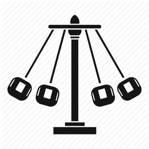 Background, Carnival, Circus, Leisure, Park, Ride, White Icon