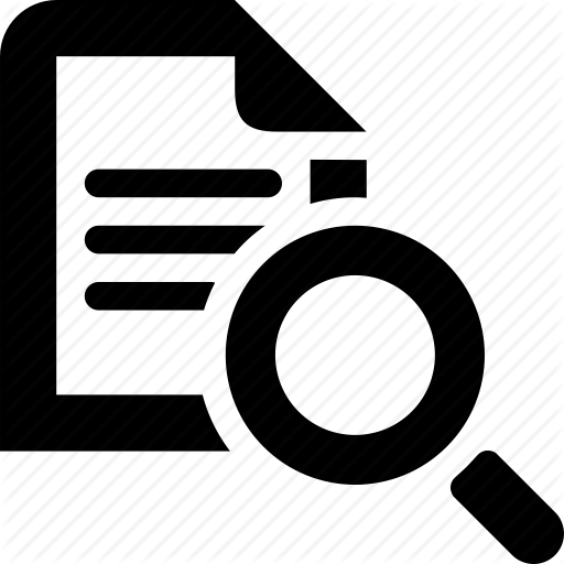 Magnifying Glass, Serach Document, Text, Zoom Icon