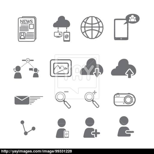 Social Media Icons Vector