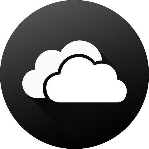 Social Media Black White Icon