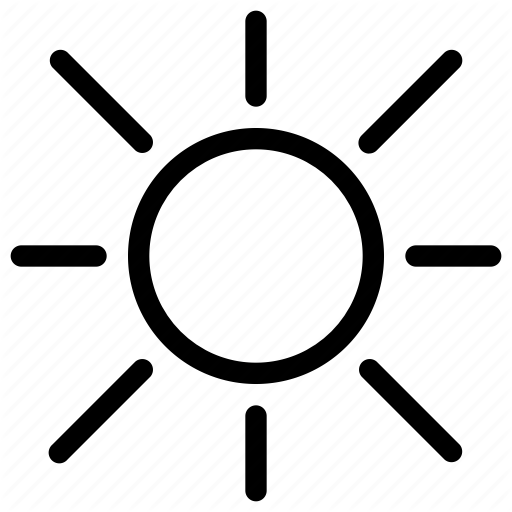 White Sun Icon