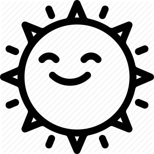 Emoji, Happy, Summer, Sun Icon