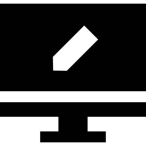 Tv, Computer, Monitor, Screen, Television, Technology Icon