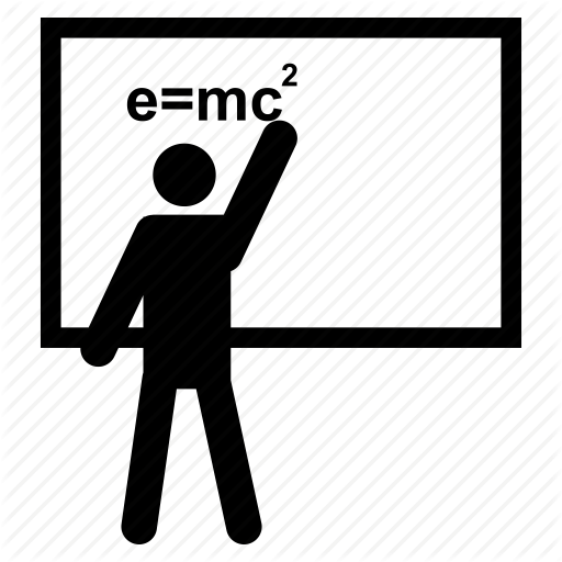 Education, Teacher, Teaching, Whiteboard, Writing Icon