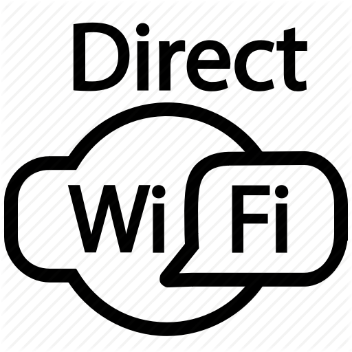 Internet, Wifi Direct, Wireless Connection Icon