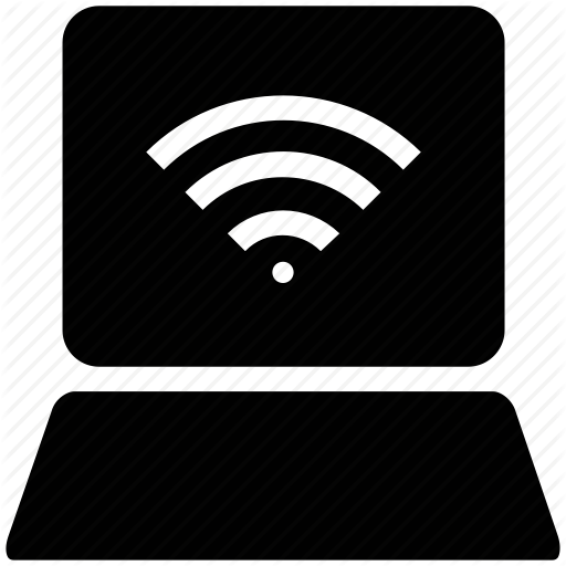 Connection, Display, Internet, Laptop, Mac Mini Computer, Wifi Icon