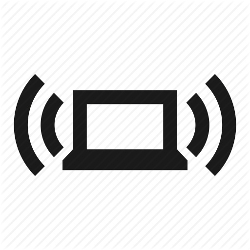 Computer, Hotspot, Laptop, Notebook, Signal, Wifi Icon