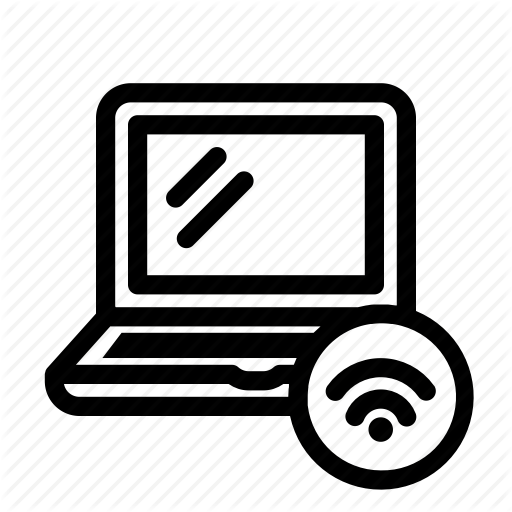 Connection, Device, Laptop, Network, Signal, Wifi Icon