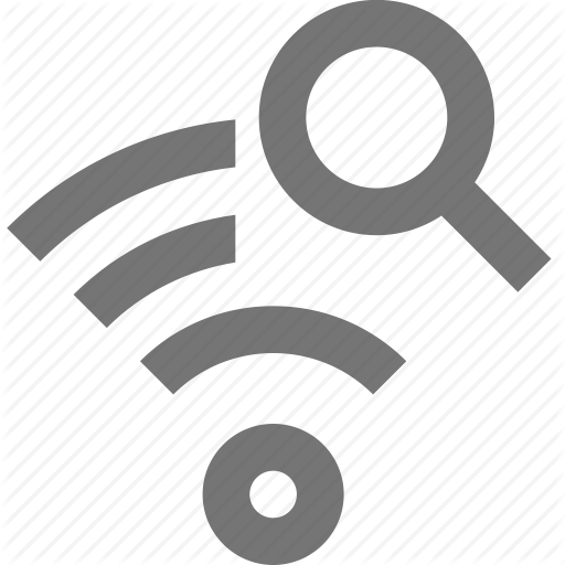 Communication, Magnify, Network, Search, Signal, View, Wifi Icon