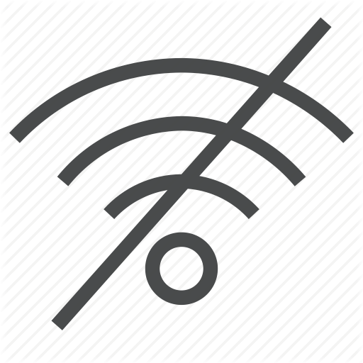Internet, No, Signal, Wifi, Wireless Icon