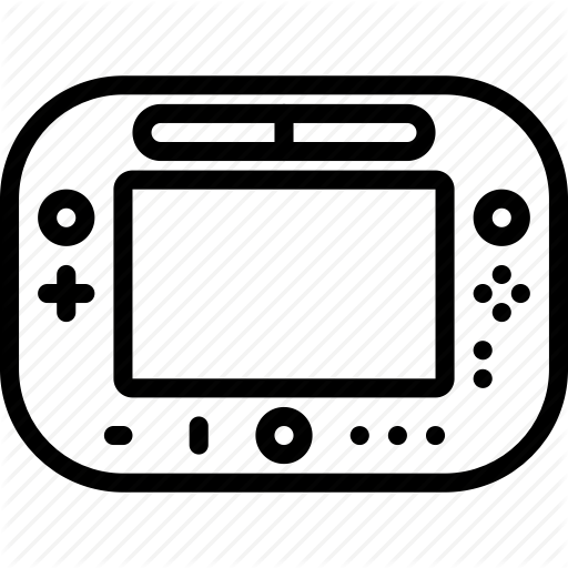Devices, Game, Nintendo, Outline, U, Wii Icon