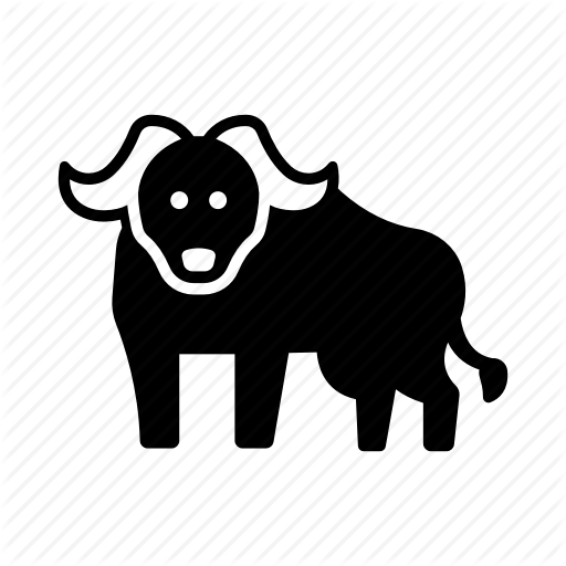 Africa, Animal, Bison, Buffalo, Bull, Wild, Wildlife Icon