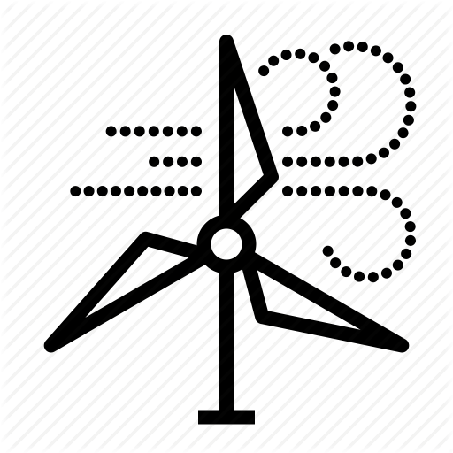 Electricity, Energy, Power, Turbine, Wind, Wind Farm Icon