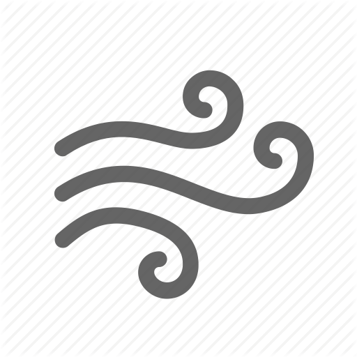 Air, Blowing, Breath, Fresh, Weather, Whiff, Wind Icon