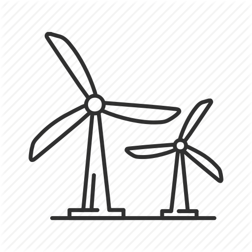 Wind Turbine Clipart Symbol Free Clip Art Stock Illustrations