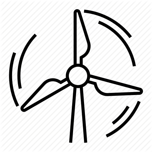 Energy, Industry, Wind Generator, Wind Turbine Icon
