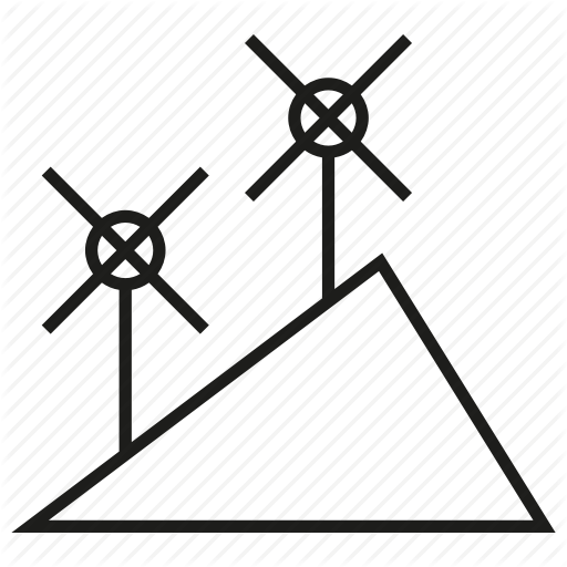 Energy, Wind, Wind Turbine Icon