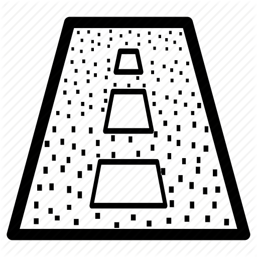 Road, Route, Street, Travel, Trip, Winding Icon