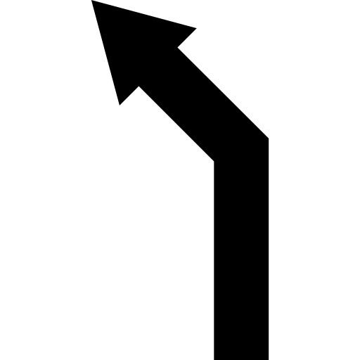 Road Turning To Left Icons Free Download