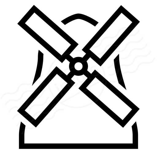 Iconexperience I Collection Windmill Icon